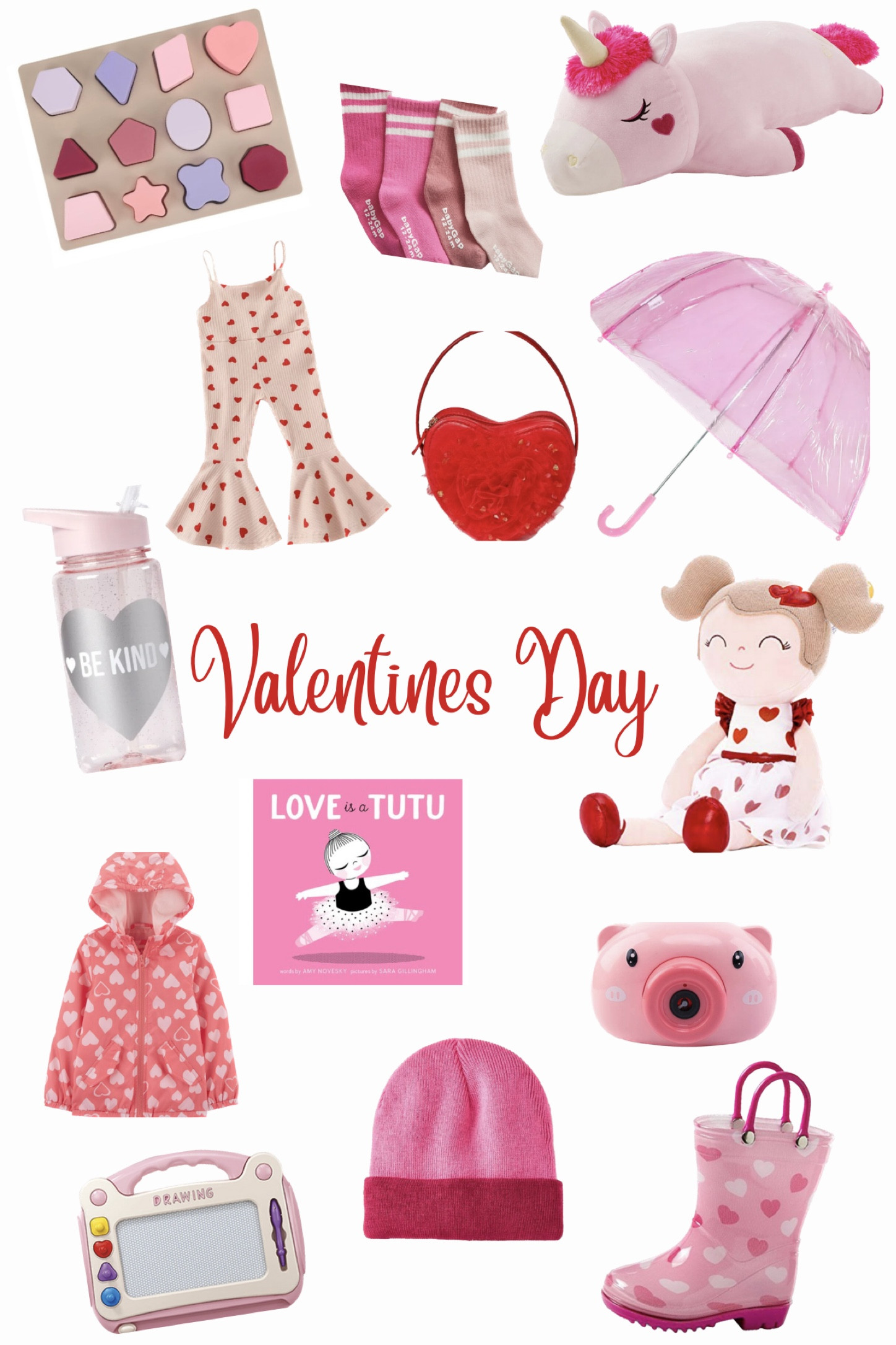 Valentines day goodies for the girls 💋  
valentines/ valentines basket/vday basket ideas/ vday basket girls

#LTKkids #LTKbaby #LTKSeasonal
