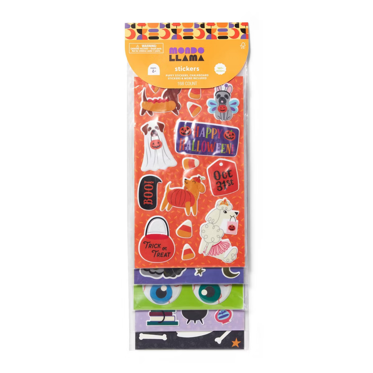 Halloween Craft Sticker Pack - Mondo Llama™ | Target