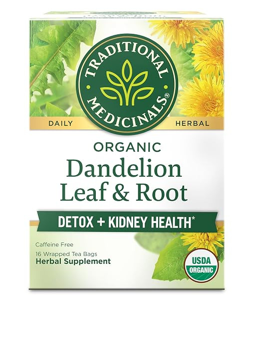 Traditional Medicinals Organic, Dandelion Leaf & Root - Dandelion Root Tea, Supports Normal Detox... | Amazon (US)
