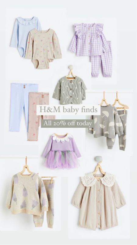 H&M spring baby finds 🥹🥹🥹🥹🥹 on sale for 20% off today 

#LTKbaby #LTKsalealert #LTKFind