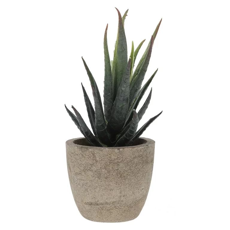 Decorative Faux Succulent Artificial Succulent Fake Simulation Plants with Gray Pots (032) | Walmart (US)