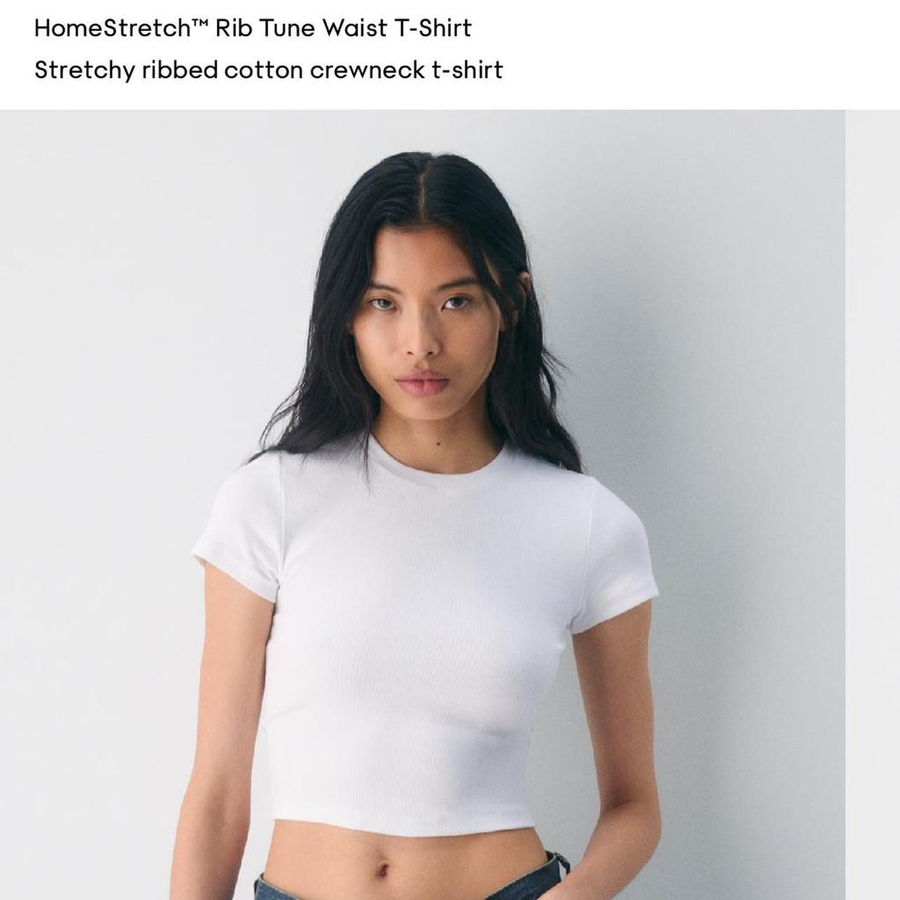 Aritzia Women's Crop top - White - S | Depop US