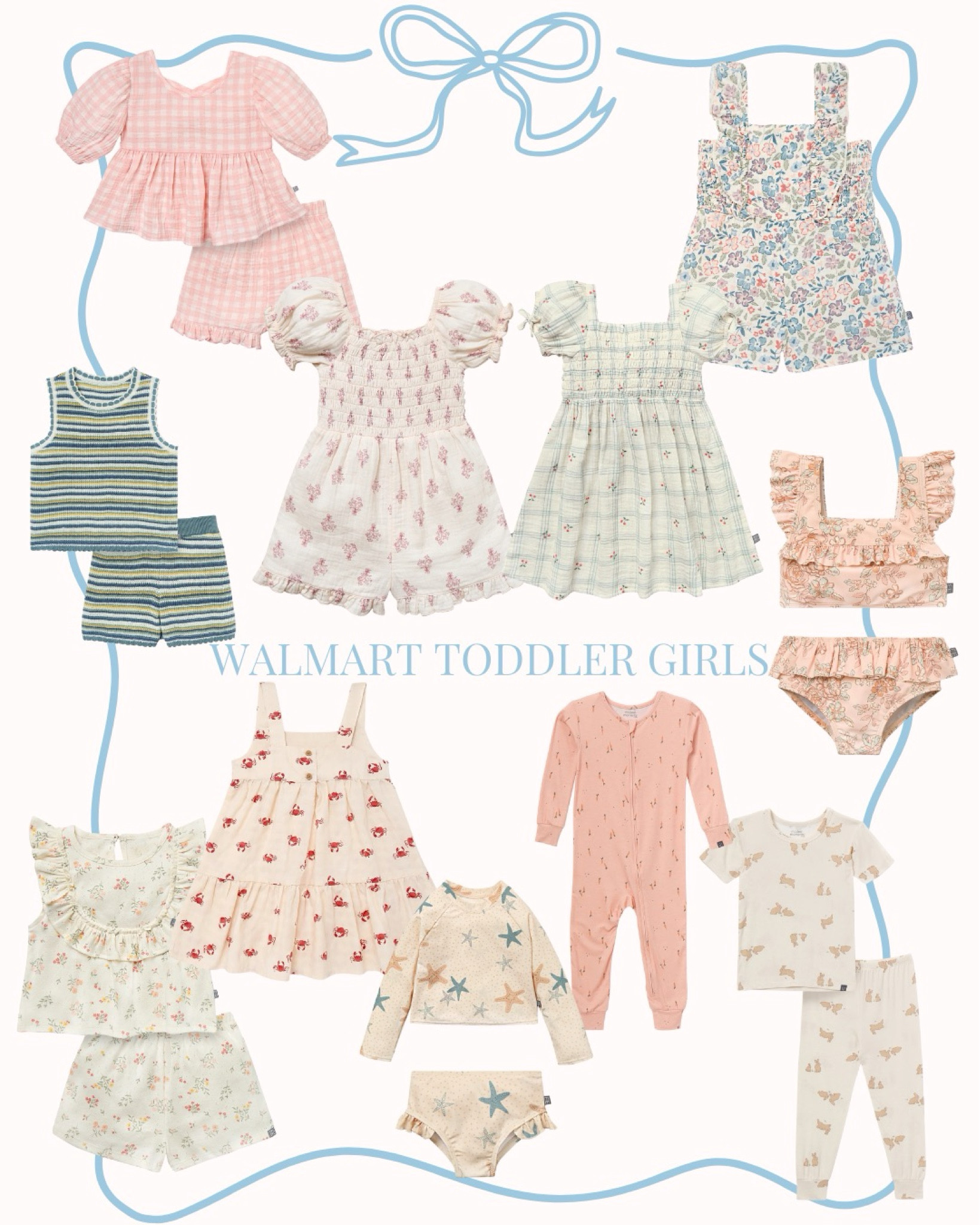 Walmart toddler girl spring and summer clothing from Modern Moments

#LTKStyleTip #LTKKids #LTKFamily