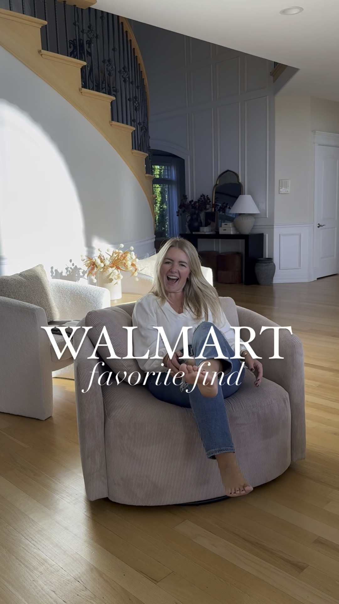 Viral Walmart swivel chair in corduroy fabric and new color! I absolutely love this chair!!

@walmart #walmart #walmartfinds #walmarthome #walmart #swivelchair #accentchair 

#LTKWatchNow #LTKHome #LTKSaleAlert