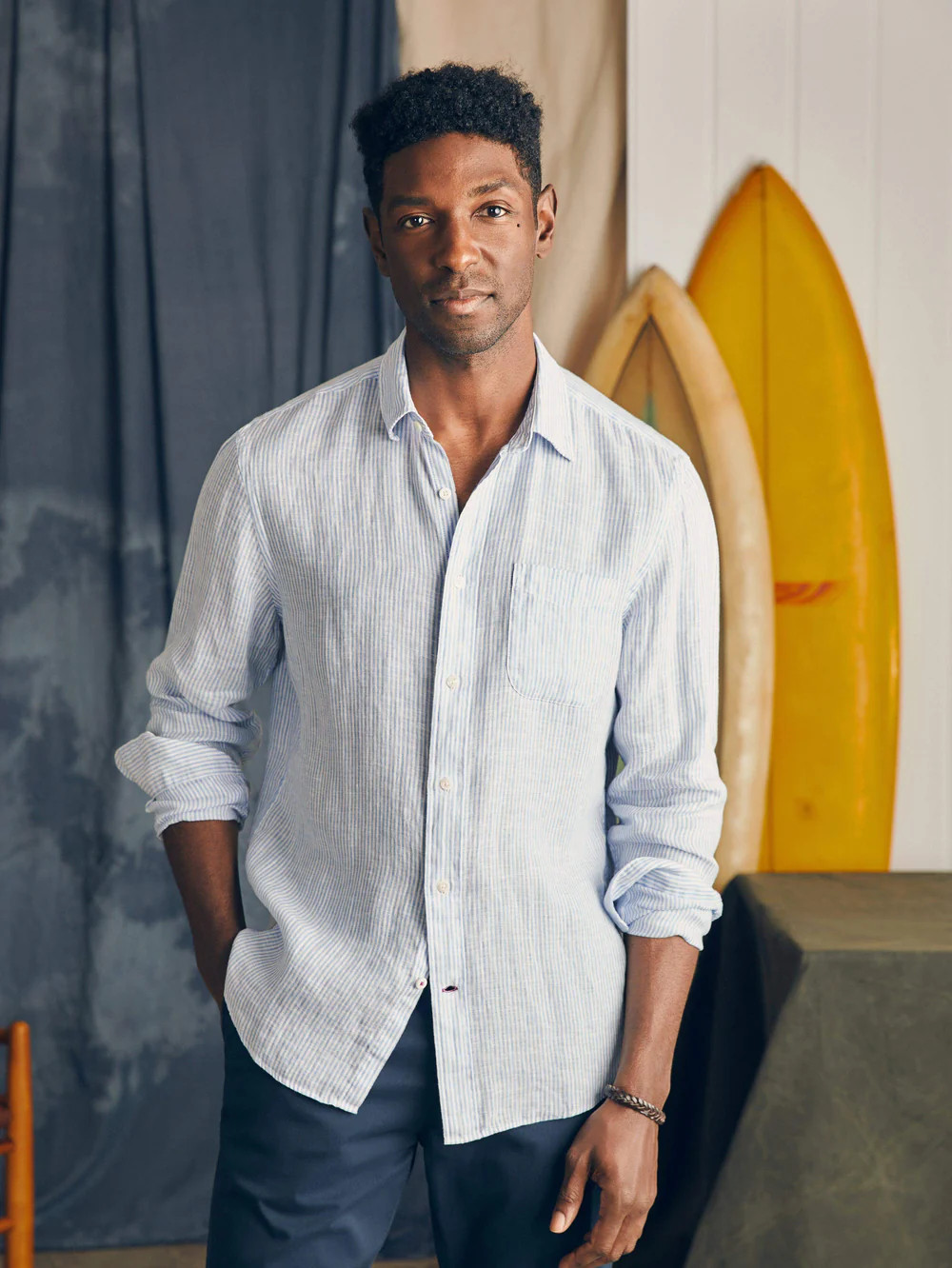 Laguna Linen Shirt (Tall) | Faherty