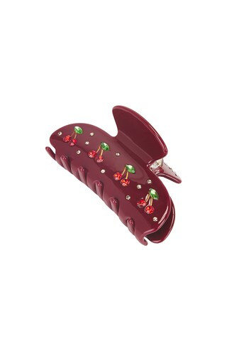 Emi Jay Sweetheart Clip in Bordeaux Cherry Pie from Revolve.com | Revolve Clothing (Global)