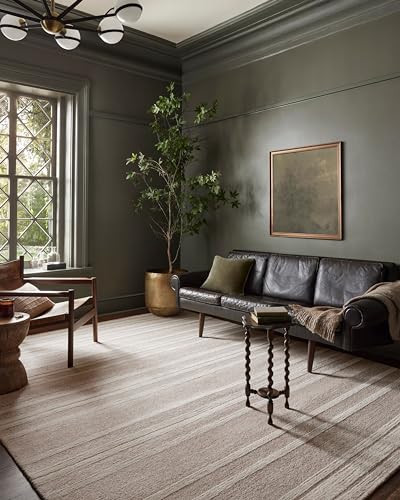Loloi Magnolia Home by Joanna Gaines Rae Clay/Ivory 9'-3" x 13' Area Rug | Amazon (US)
