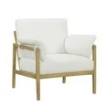 Beautiful Wrap Me Up Accent Chair with Removable Cushions by Drew, Cream - Walmart.com | Walmart (US)