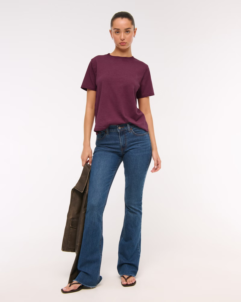 Essential Premium Polished Easy Tee | Abercrombie & Fitch (US)