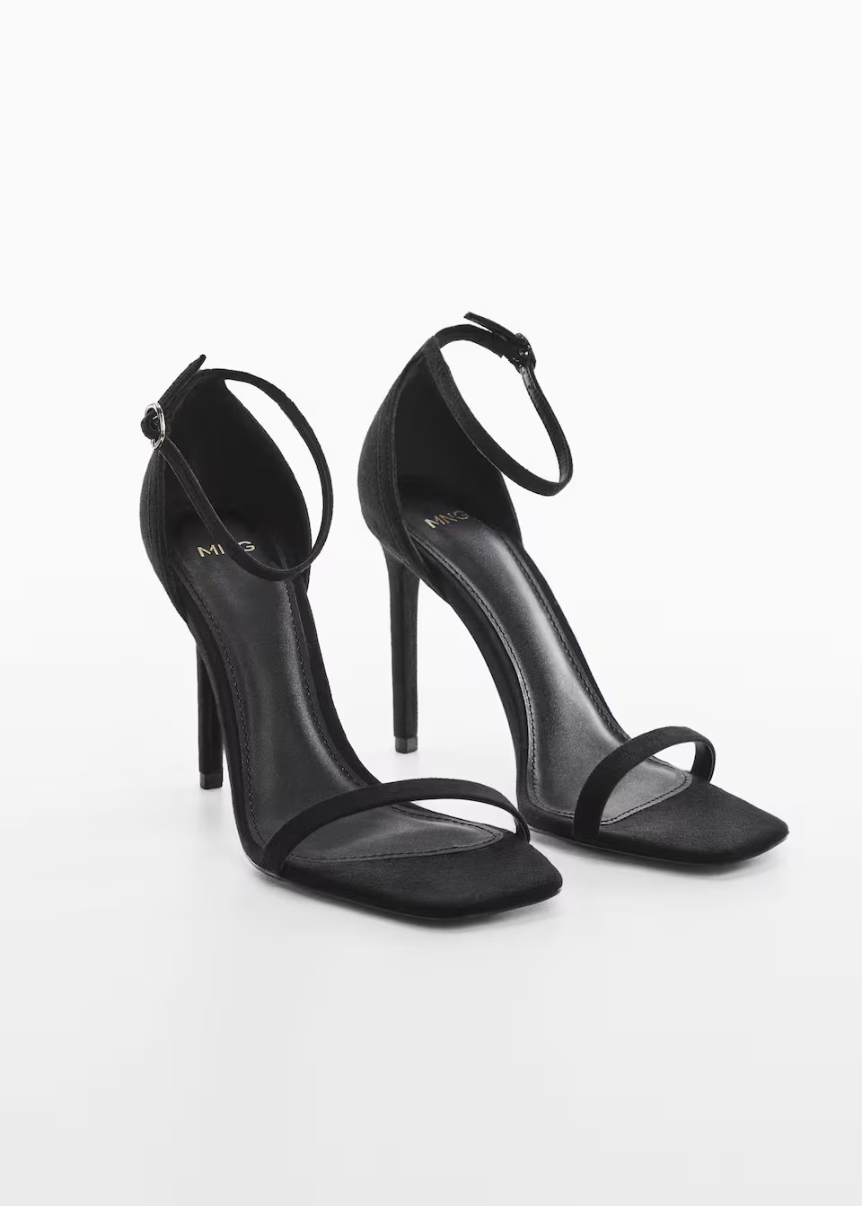 Patent leather-effect strap sandals -  Women | Mango United Kingdom | MANGO (UK)