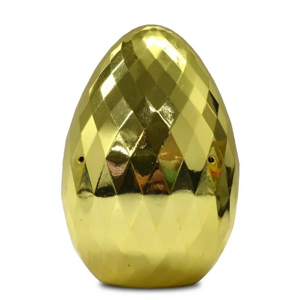 Way to Celebrate Easter Large Plastic Egg Container Gold - 1 Piece/Pack | Walmart (US)