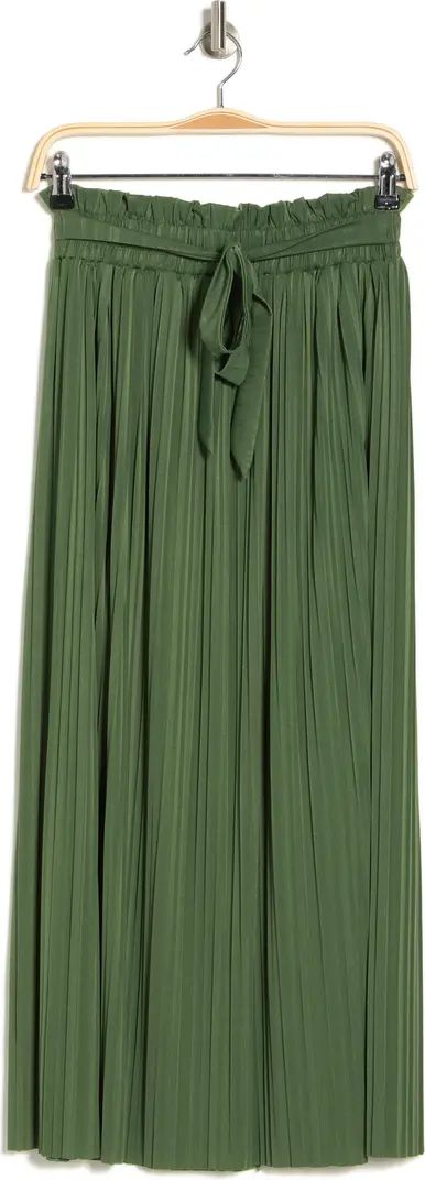 Tie Waist Pleated Paperbag Skirt | Nordstrom Rack
