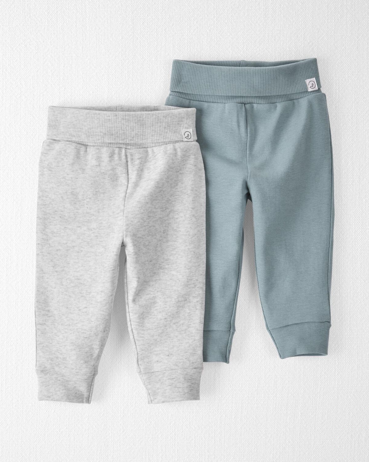 Blue/Grey Baby 2-Pack Joggers | carters.com | Carter's