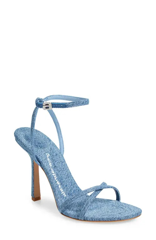 Alexander Wang Dahlia Denim Sandal in Vintage Light Indigo at Nordstrom, Size 11Us | Nordstrom
