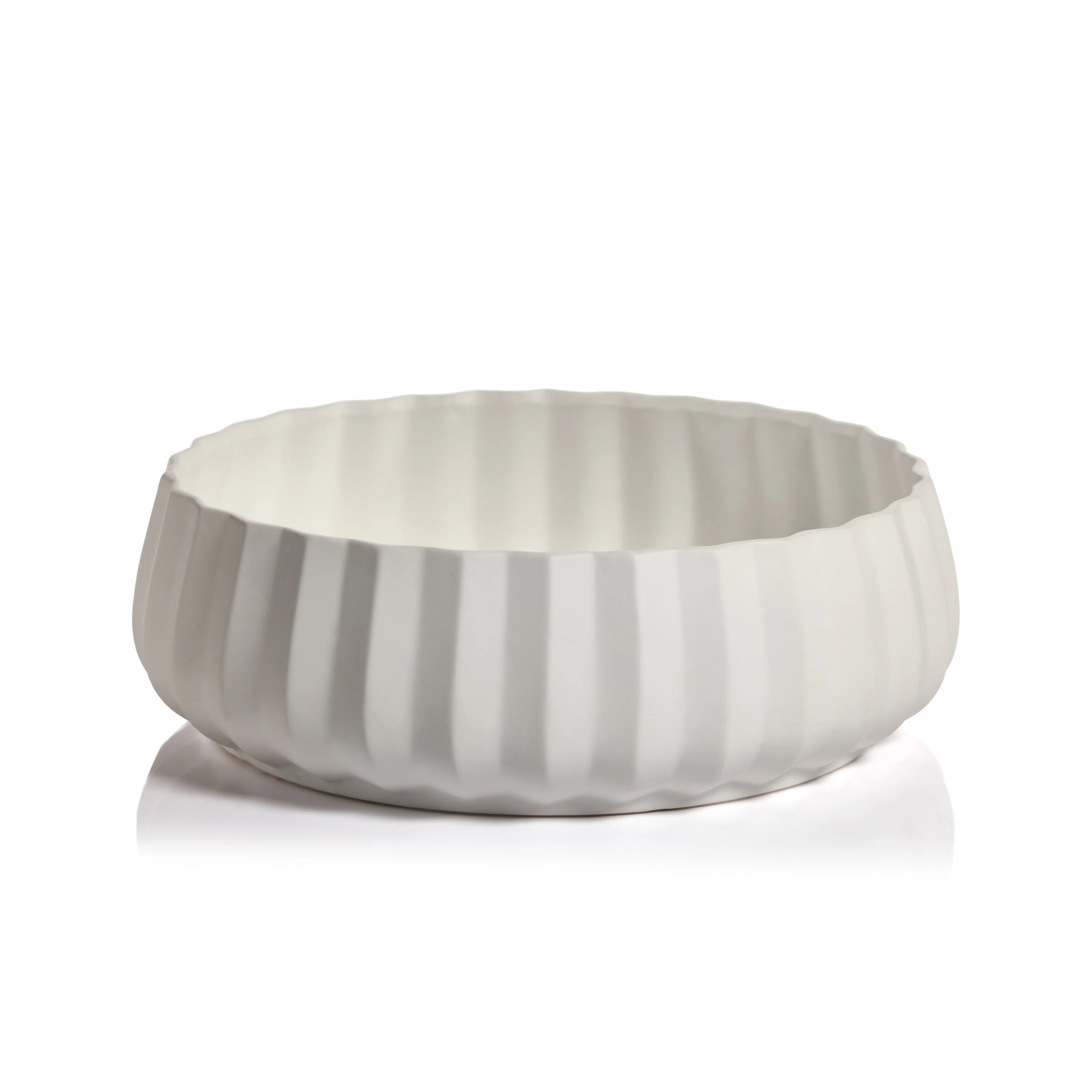 Joss & Main Almina White Ceramic Bowl & Reviews | Wayfair | Wayfair North America