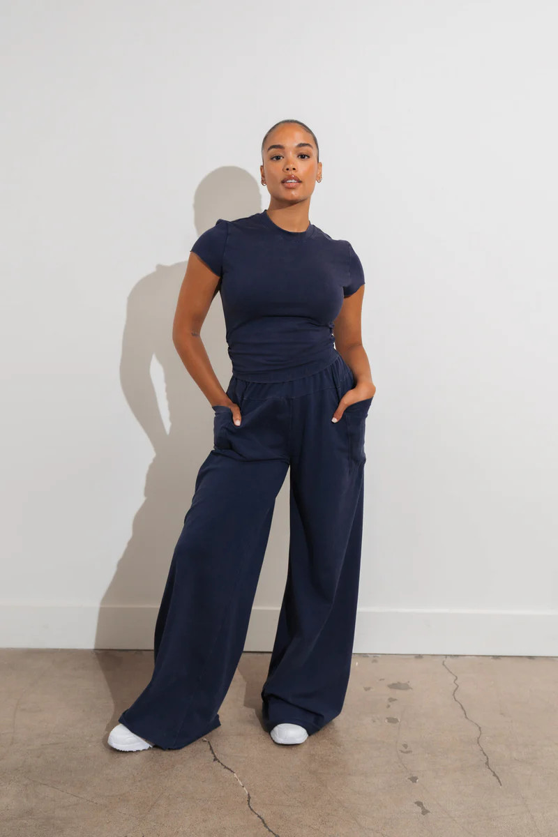 Vitality Essence Palazzo Pant - Oxford | Vitality