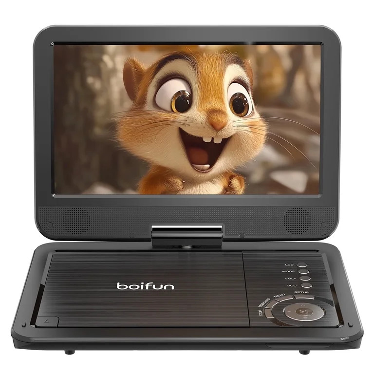 BOIFUN 12.5" Portable DVD Player with 10.5" HD Swivel Screen For Car and Kids, Car Dvd Player wit... | Walmart (US)