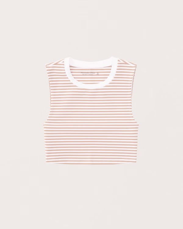 Cropped Crew Tank | Abercrombie & Fitch (US)