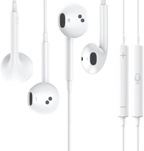 2 Packs Wired Headphones，Lilltning Earbuds for iPhone 14/13/12/11/XR/X/8/7/SE/Pro/Pro Max，for... | Amazon (US)