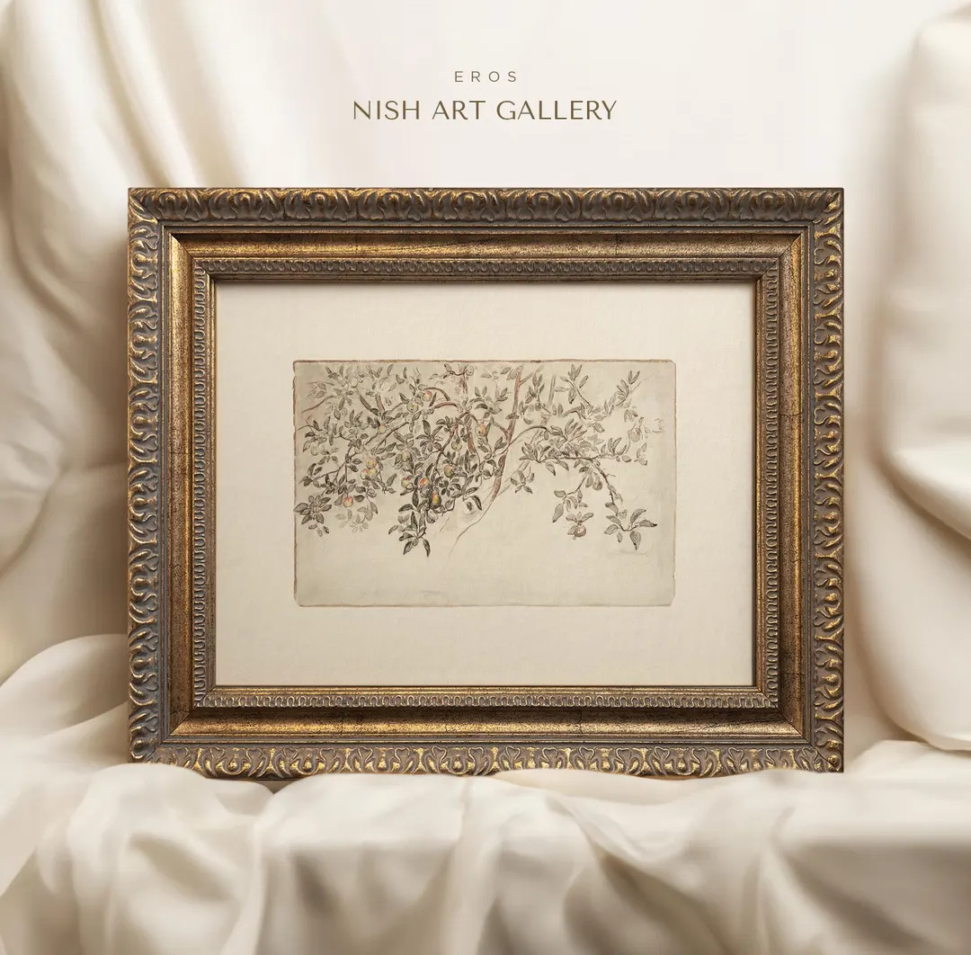 Art Print Apple Tree Drawing: Vintage Farmhouse Decor #89 | Etsy (US)