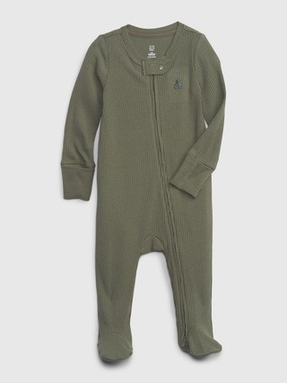 Baby First Favorites TinyRib Footed One-Piece | Gap (US)