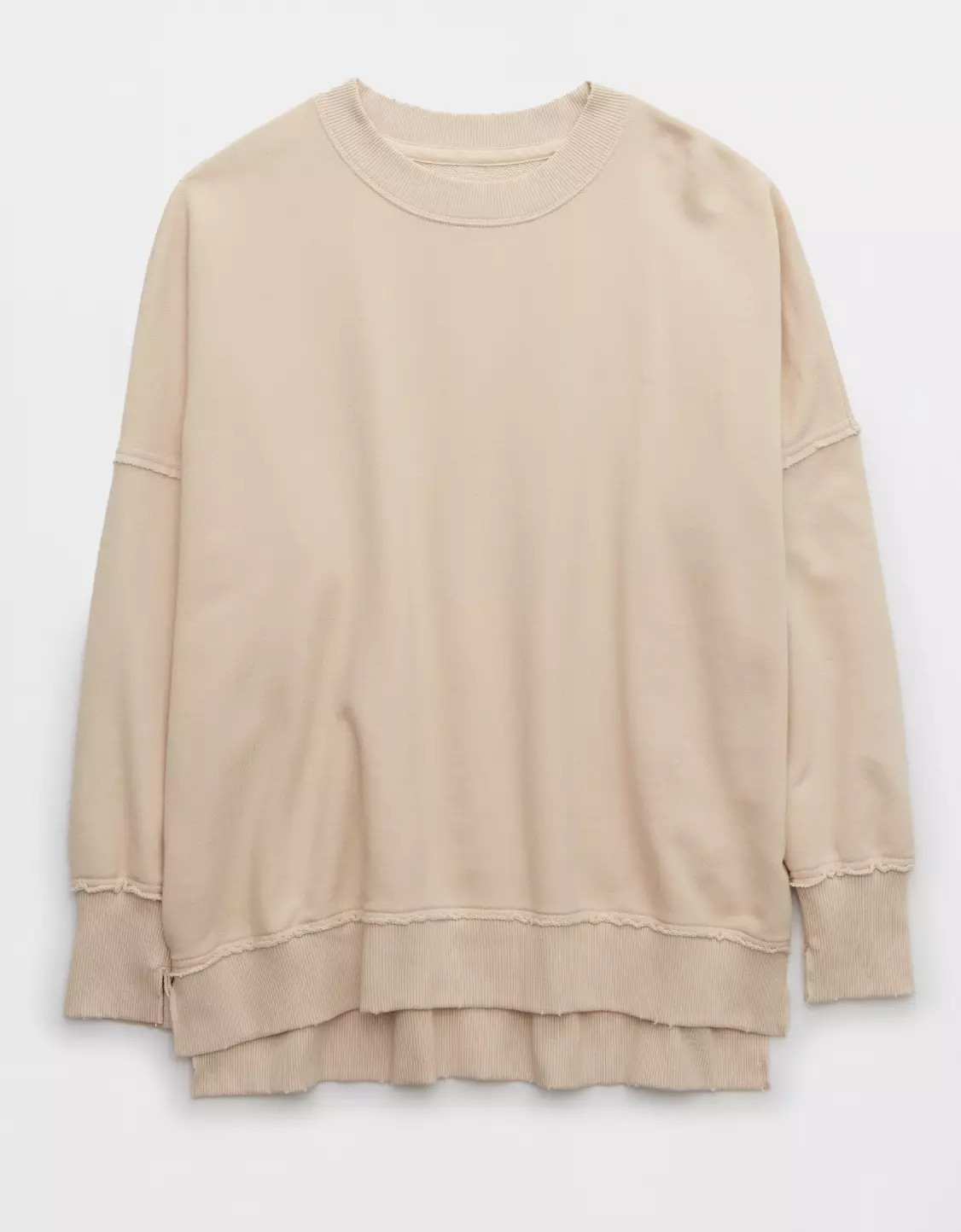Aerie The Happiest Oversized Crew Sweatshirt | Aerie