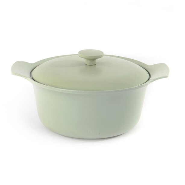RON CAST IRON STOCK POT 4.4QT GREEN | Indigo (CA)