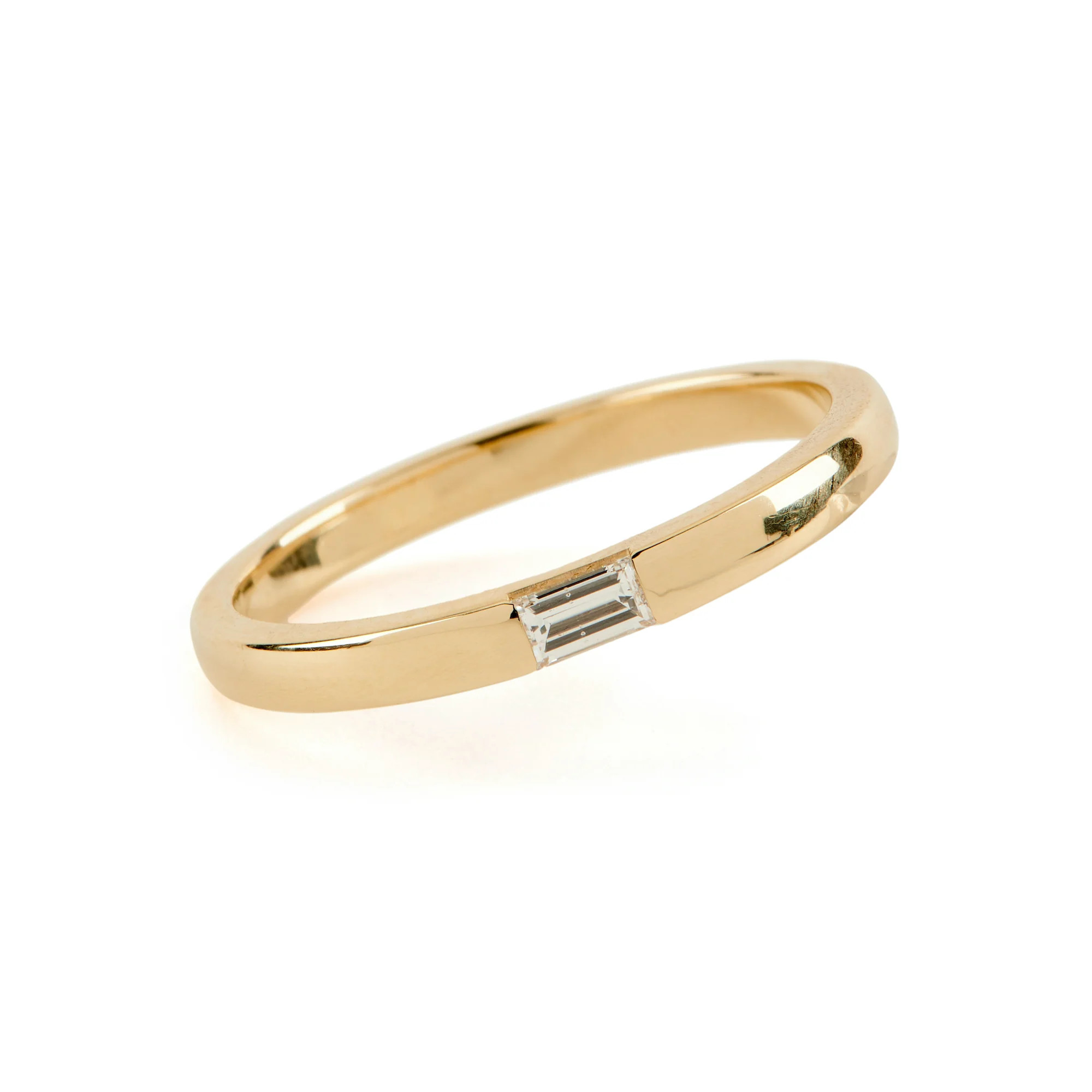 Simple Baguette Ring | Andrea Montgomery Designs