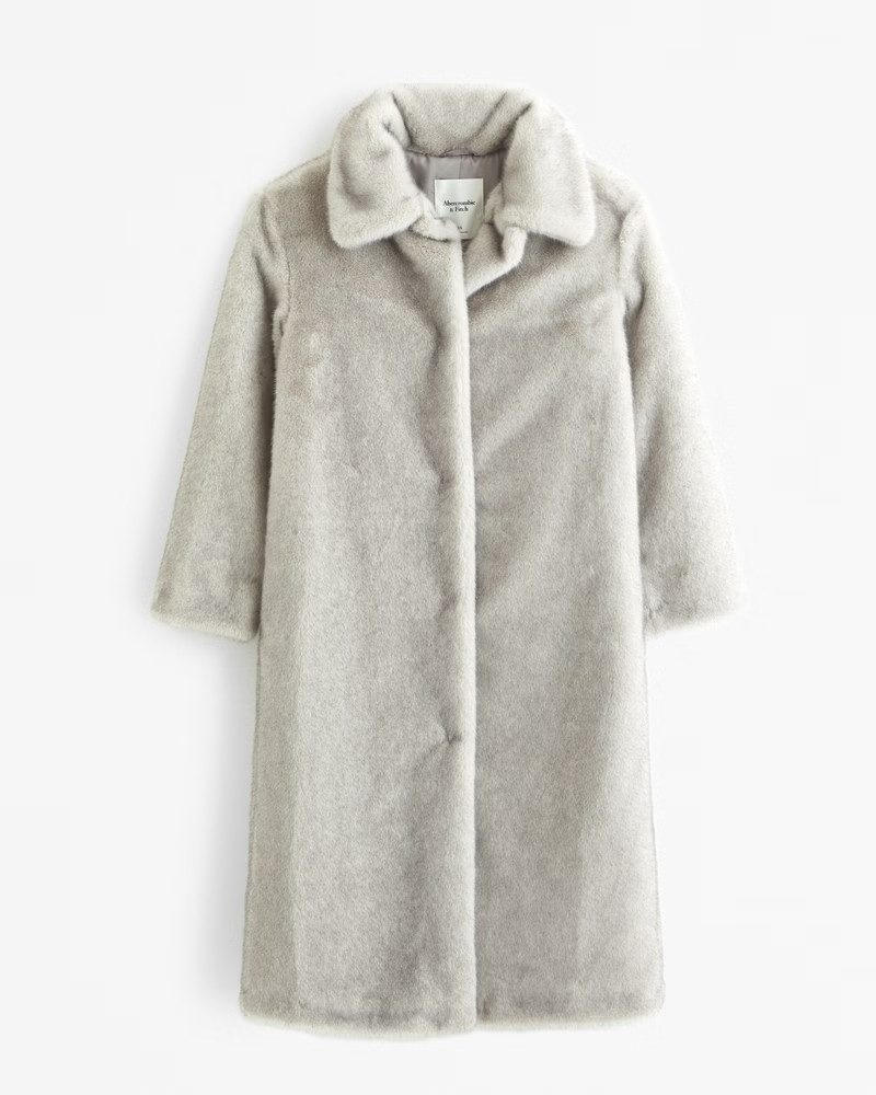 Women's Faux Fur Coat | Women's Up To 40% Off Select Styles | Abercrombie.com | Abercrombie & Fitch (US)