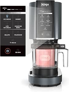 Ninja CREAMi, Ice Cream Maker, Ice Cream, Gelato, Sorbet ,Milkshakes, Mix-ins, Smoothie Bowls & M... | Amazon (US)