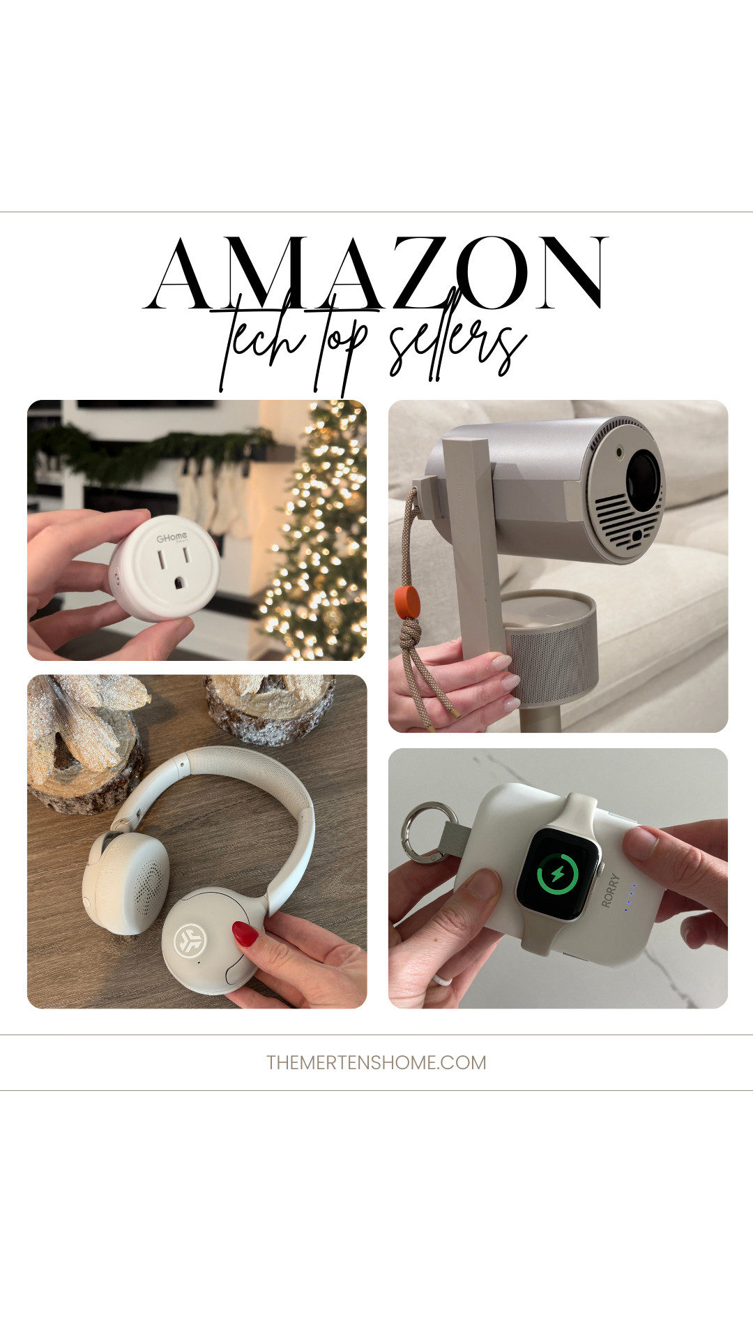 Upgrade your tech game with my top sellers from Amazon! From headphones to portable chargers, find the perfect tech gift for everyone.  

 #LTKGiftGuide