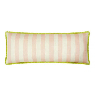 Queenie Cabana Stripe Fringe Oversized Throw Pillow | Wayfair North America