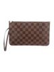 2017 Damier Ebene Neverfull Pouch | The RealReal