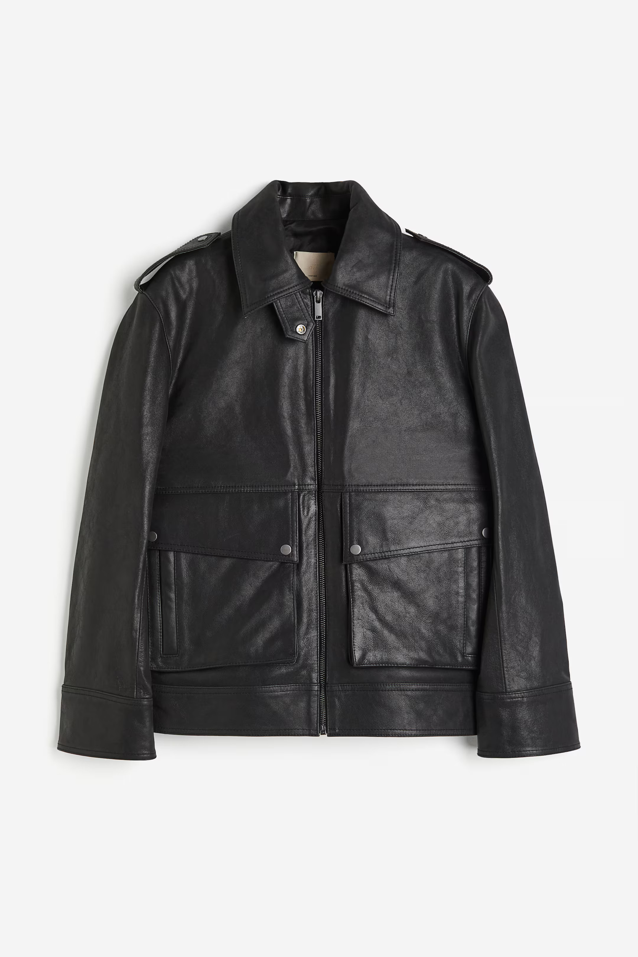 Veste en cuir | H&M (FR, IT, ES, PT, BE)