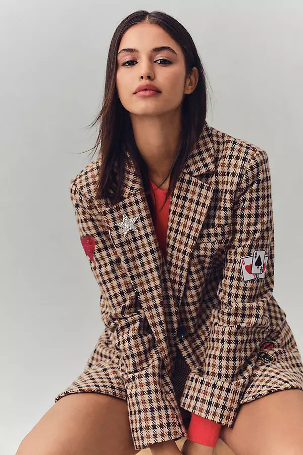 Patchwork Blazer Jacket | Anthropologie (US)