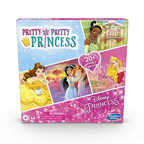 Hasbro Gaming Pretty Pretty Princess: Edition Board Game Featuring Disney Princesses, Jewelry Dress-Up Game for Kids Ages 5 and Up, for 2-4 Players (Amazon Exclusive) | Amazon (US)
