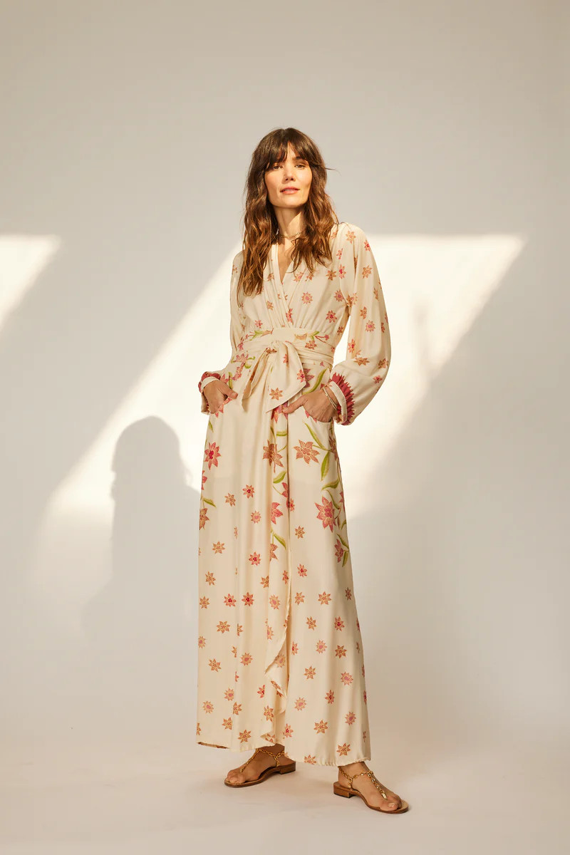 NICO L/S MAXI WITH SASH | Natalie Martin Collection