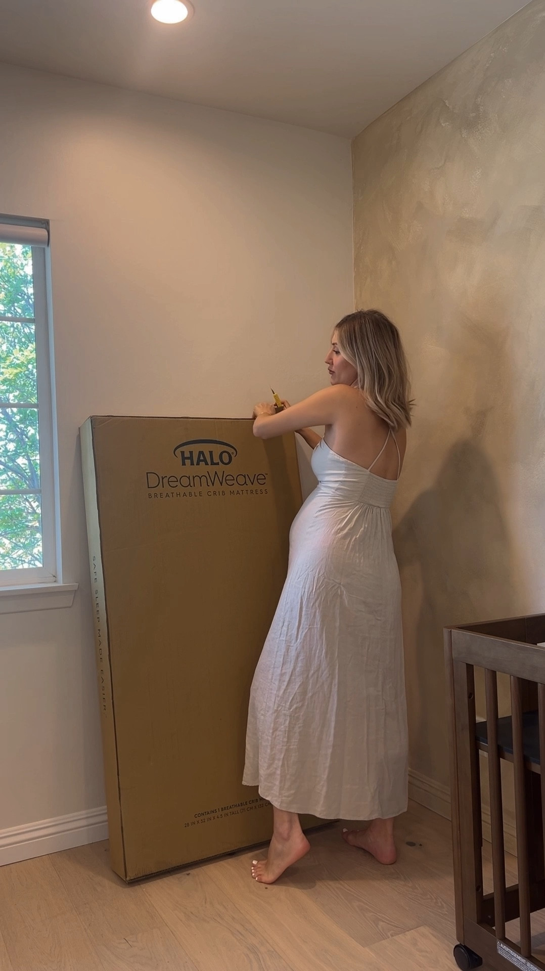 CANNOT believe baby girl is almost here 💓 I’m so happy I found the @halosleep DreamWeave Crib Mattress for her! ⁣
⁣
Benefits: ⁣
- Dual Sided: Has a washable waterproof side that zips off and the core can just be cleaned in the shower so 100% washable⁣
- Made out of air mostly so 100% breathable - doesn’t hold in moisture to reduce sweating⁣
- GreenGuard Gold certified - non-toxic & hypoallergenic for babies skin ⁣
- Affordable⁣
⁣
Linking this on my LTK & stories for all my new moms out there! 🙌🏻 ⁣
⁣
#HALOSLEEP #liketkit #ltkbaby #ltkbump #nursery #babymattress #babyregistry #ad