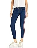 CG JEANS Cute Side Race Juniors Skinny Fit Slim Low Rise Denim, Dark Red Stripe, 3 | Amazon (US)