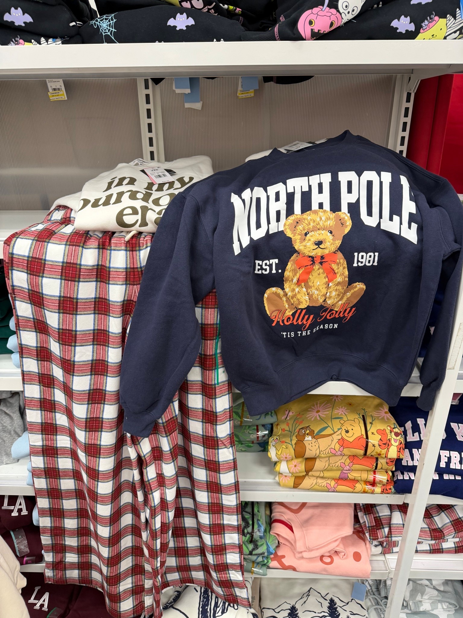 New North Pole teddy bear sweatshirt from Target! Runs TTS. Plaid sweats were also TTS. Linked some matching todddler and baby teddy bear stuff too! Christmas sweatshirt. Christmas outfit. Matching family outfit 

#LTKFamily #LTKHoliday #LTKBaby