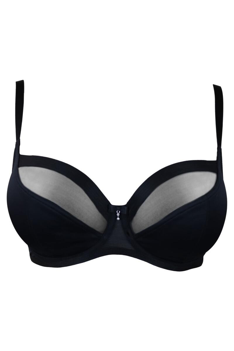 Viva Luxe Underwired Bra - Black | Pour Moi