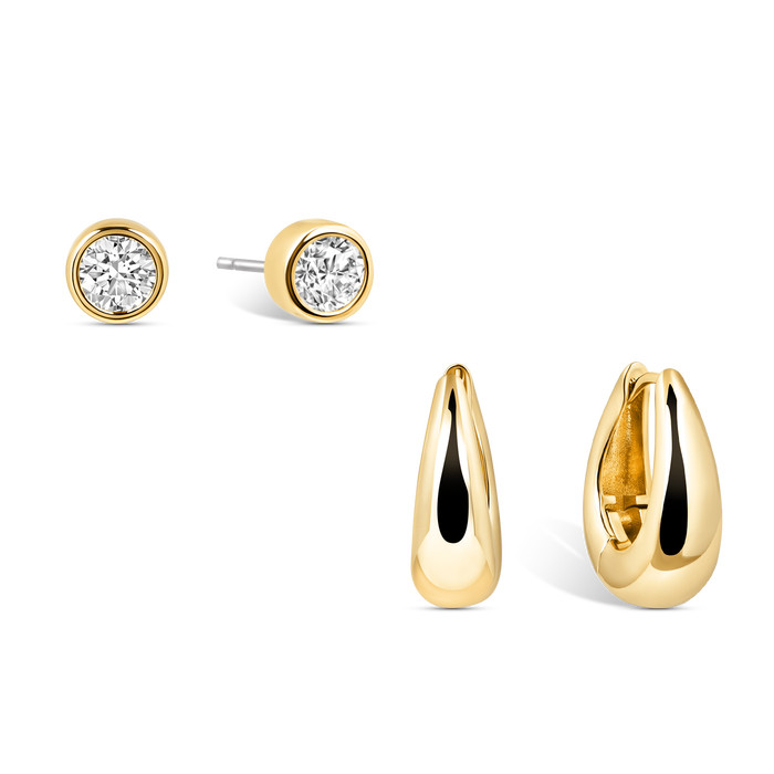 Electric Picks xDanielle Eilers Worthy Studs and Capable Hoops - Set of 2 | Nordstrom | Nordstrom