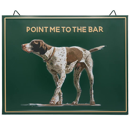 Red Shed  Point Me To the Bar Metal Sign, 14 in. | Tractor Supply