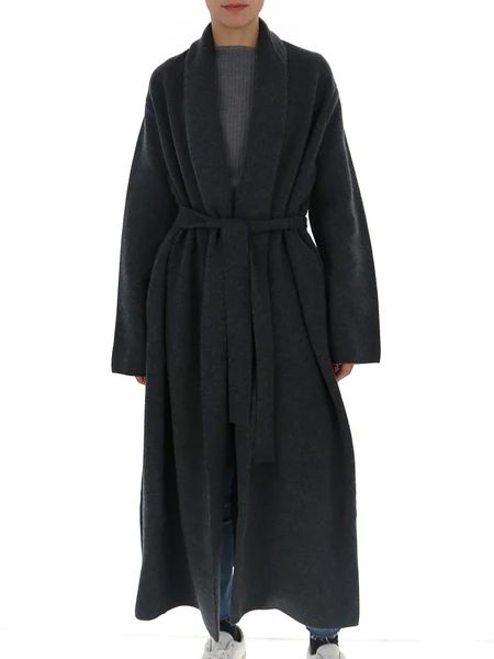 The Row Hera Wrap-Front Coat | Cettire Global