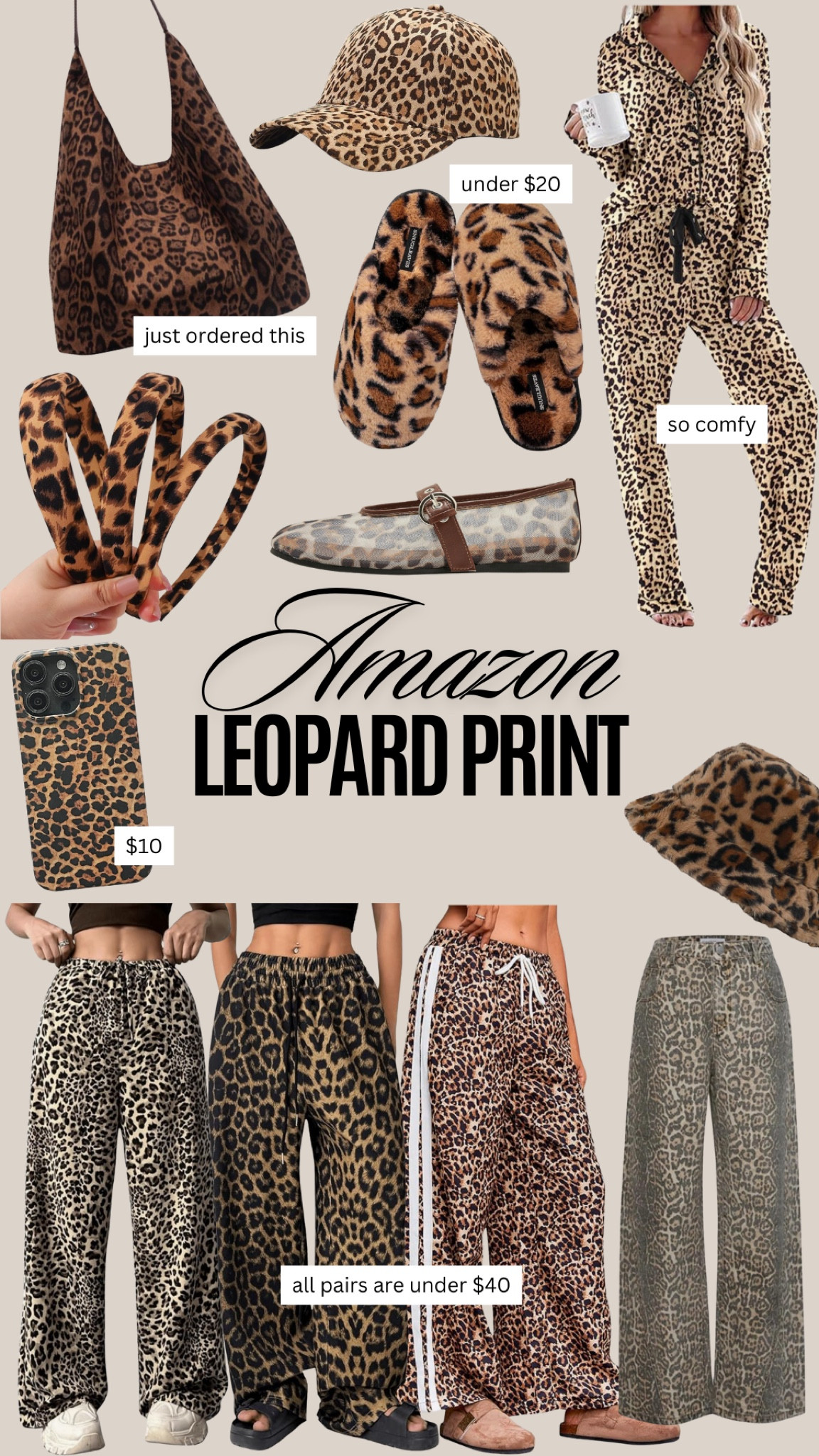 Amazon leopard print finds! I’m loving this trend and almost everything is under $50

#LTKFindsUnder100 #LTKStyleTip #LTKFindsUnder50