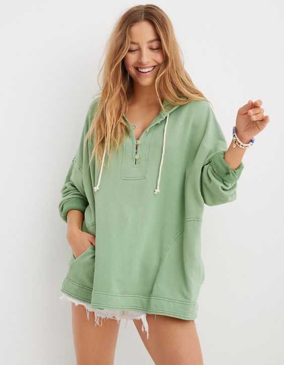 Aerie Beach Weekend Oversized Hoodie | American Eagle Outfitters (US & CA)