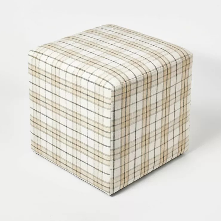 Lynwood Square Upholstered Cube - Threshold™ designed with Studio McGee | Target