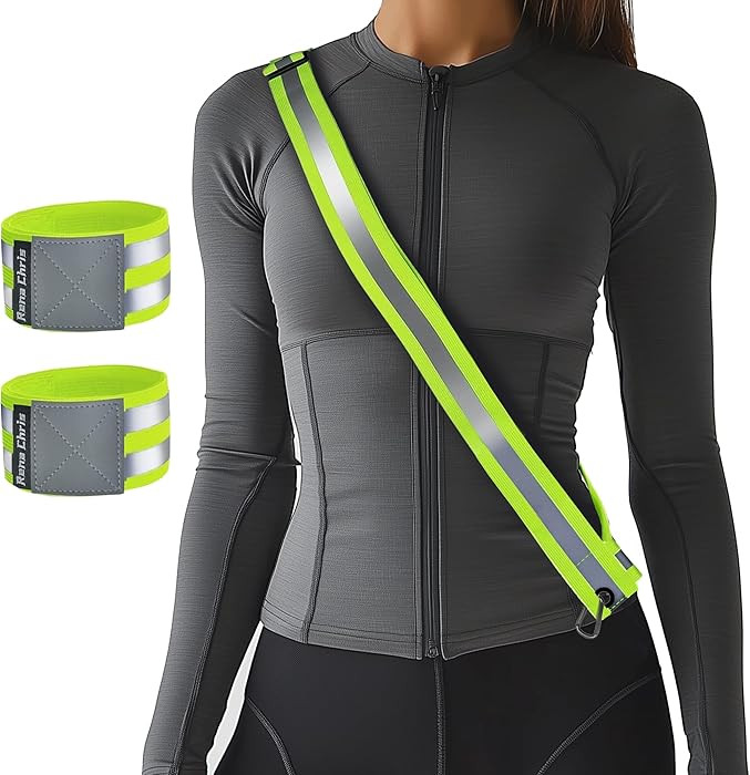 Reflective Running Gear, Reflective Sash, Night Dog Walking Safety Gear, High Visibility Reflecti... | Amazon (US)