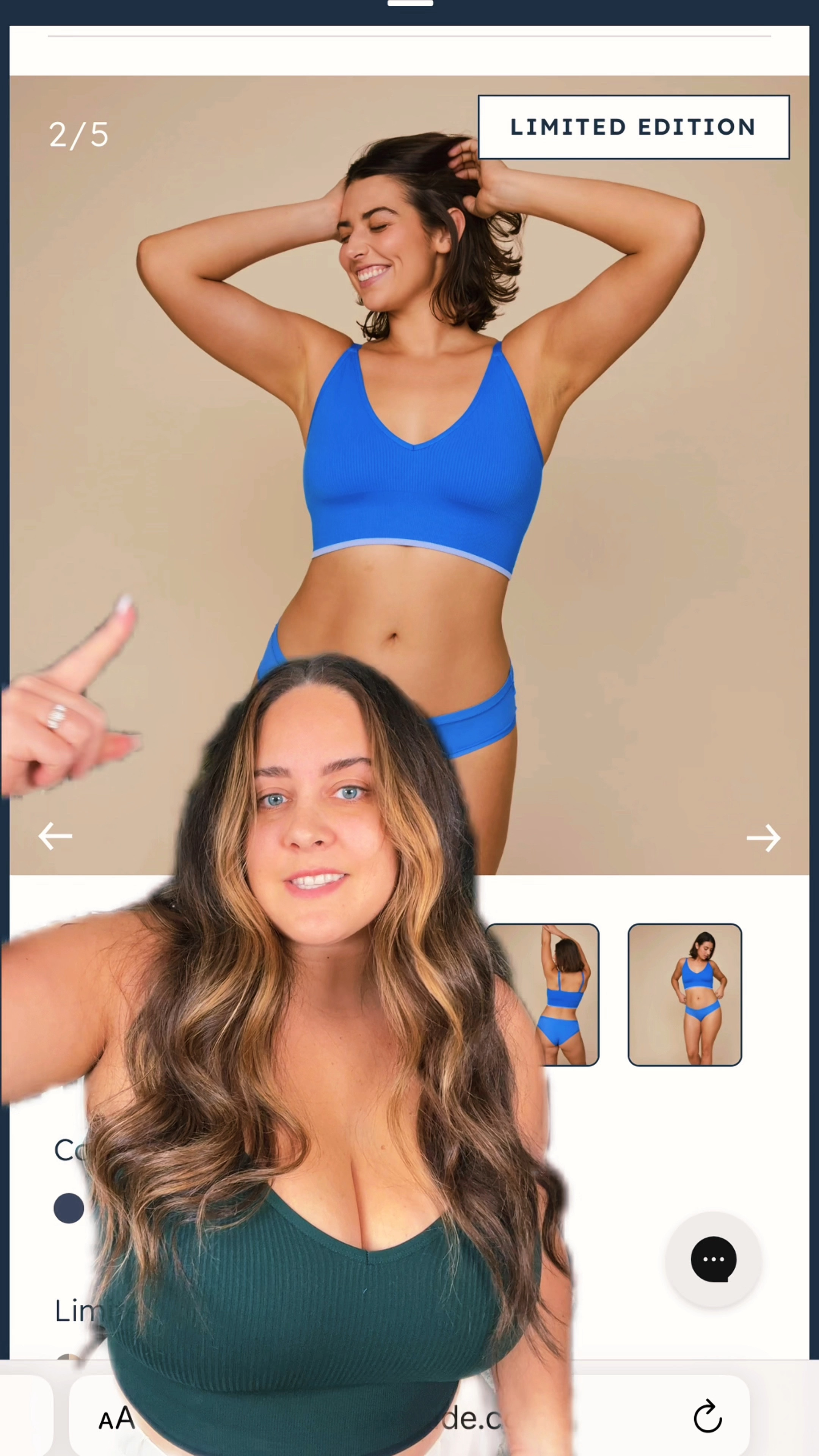 I wear a size XXL in the bras and XL in the underwear! 

#LTKmidsize #LTKCyberWeek #LTKplussize