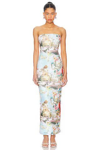 superdown Harmony Maxi Dress in Blue Multi from Revolve.com | Revolve Clothing (Global)